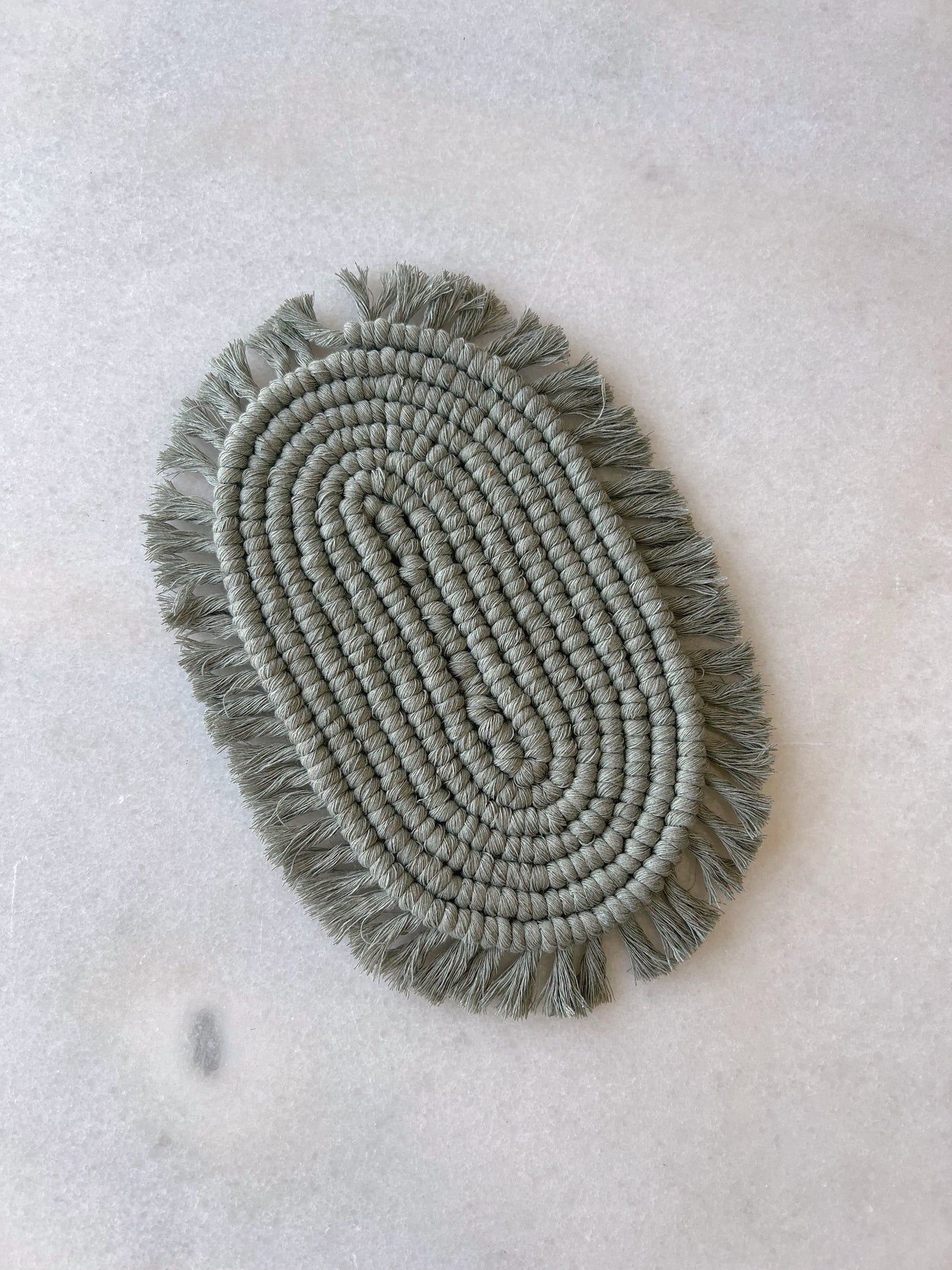 Oval Double Drink Coaster