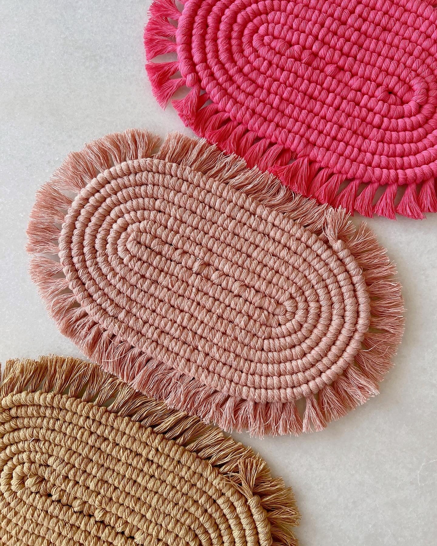 Oval Double Drink Coaster